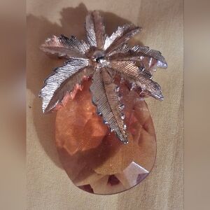 Vintage Sarah Covingtry Pineapple & Palm Leaf Brooch